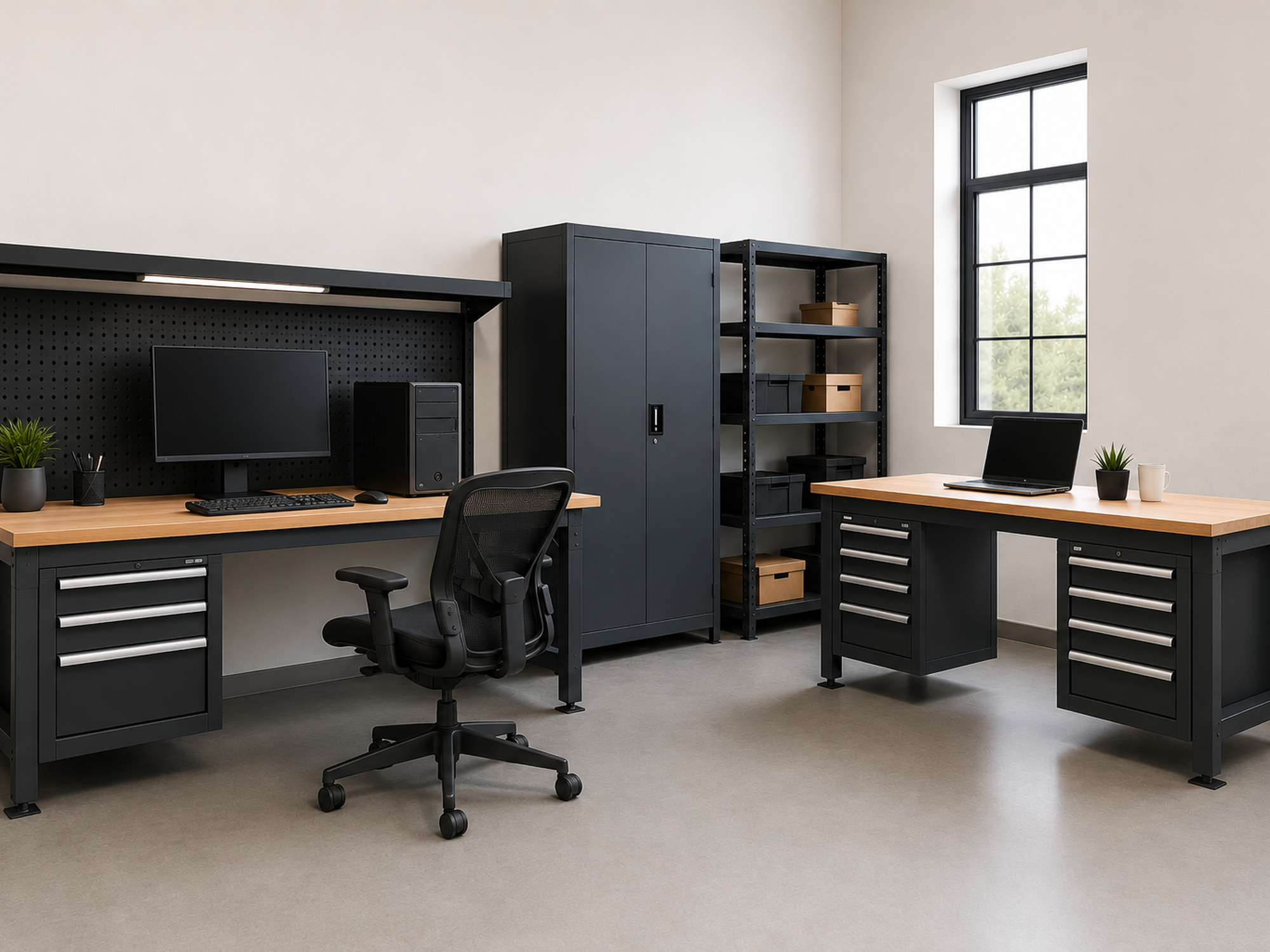 Steel Tables and Storage Drawers Solution in Saudi Arabia